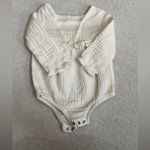 Charming Cream Kids Bodysuit